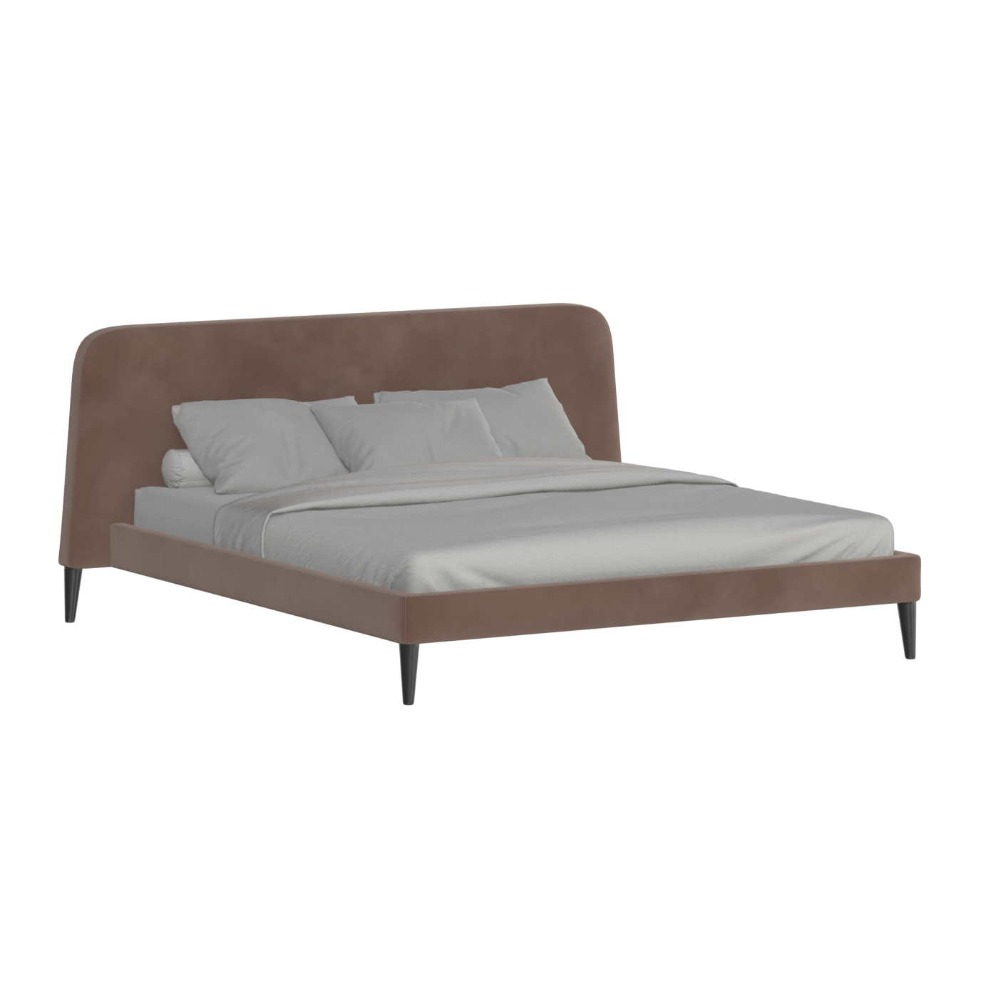Selma Double Bed with Deep Vertical Tufting