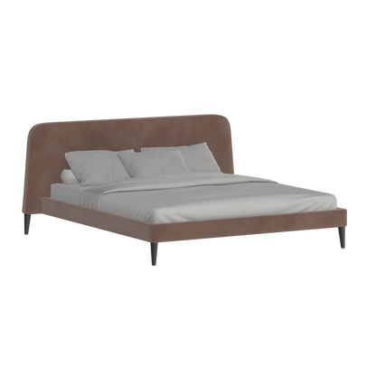 Selma Double Bed with Deep Vertical Tufting