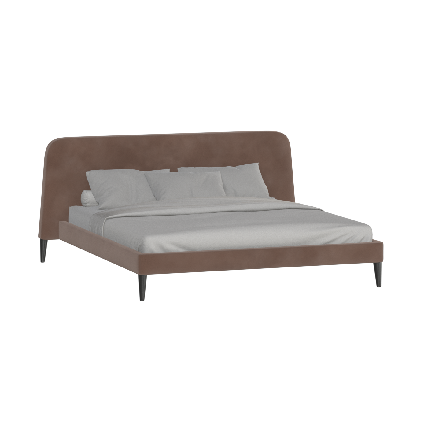 Selma Double Bed with Deep Vertical Tufting