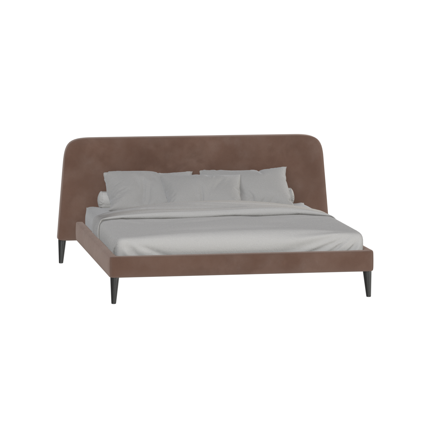 Selma Double Bed with Deep Vertical Tufting