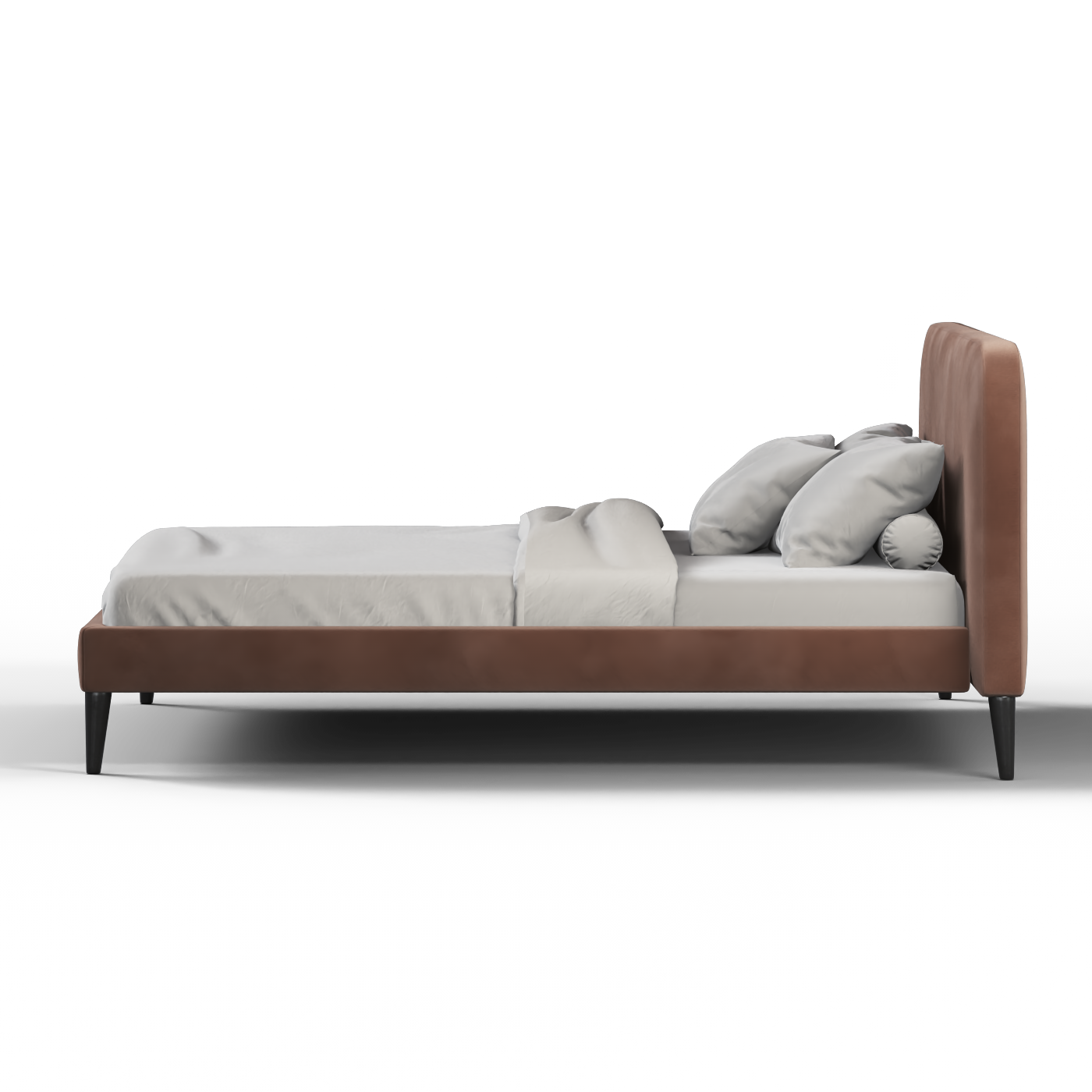 Selma Double Bed with Deep Vertical Tufting