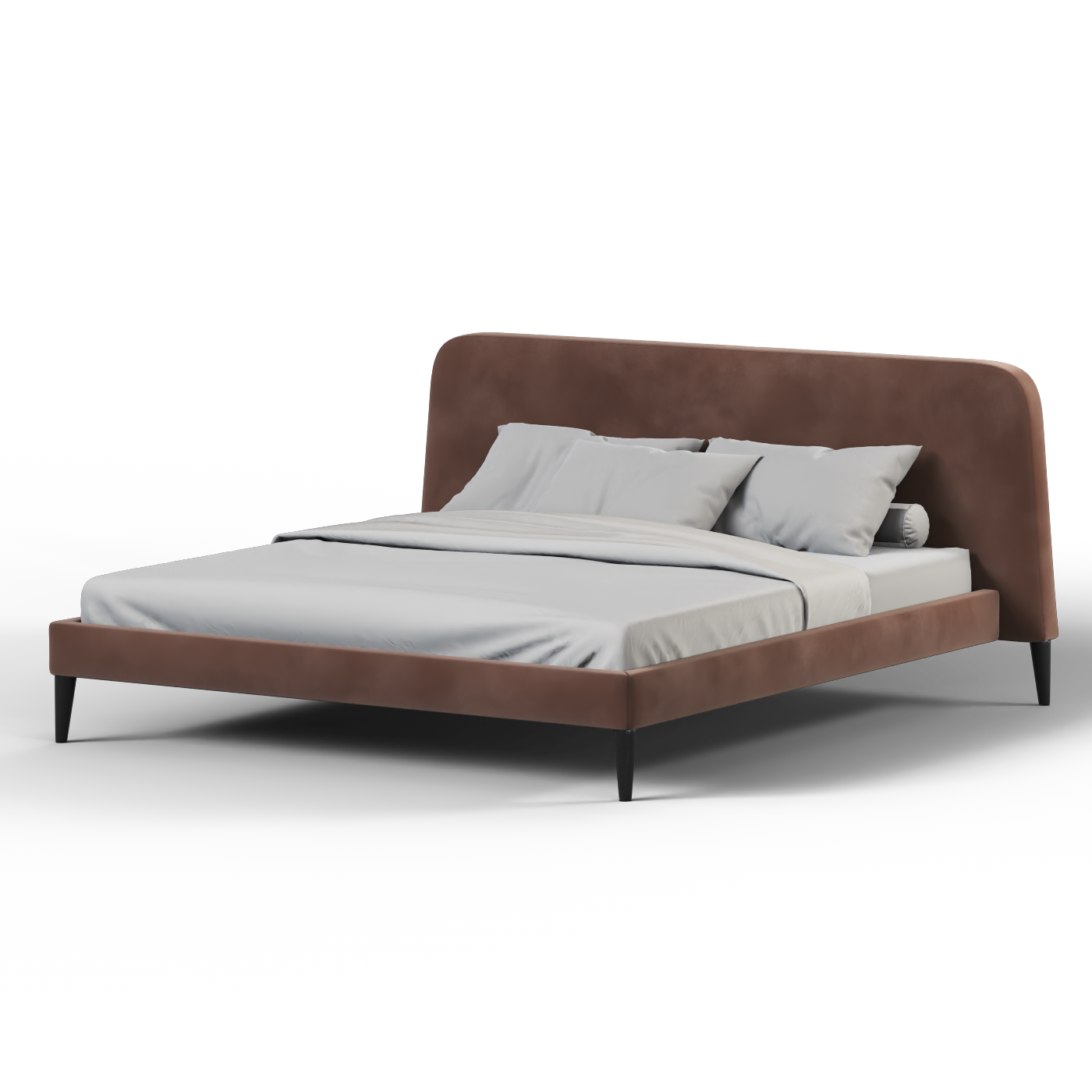 Selma Double Bed with Deep Vertical Tufting