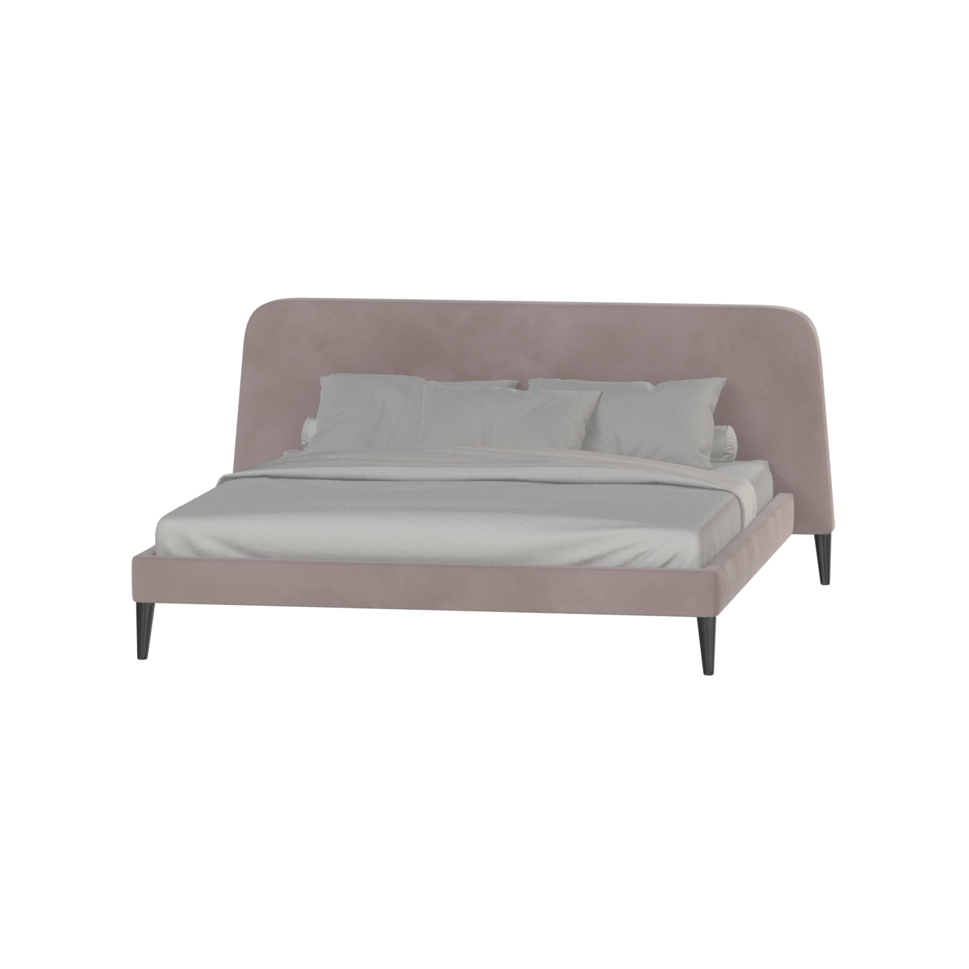 Selma Double Bed with Deep Vertical Tufting