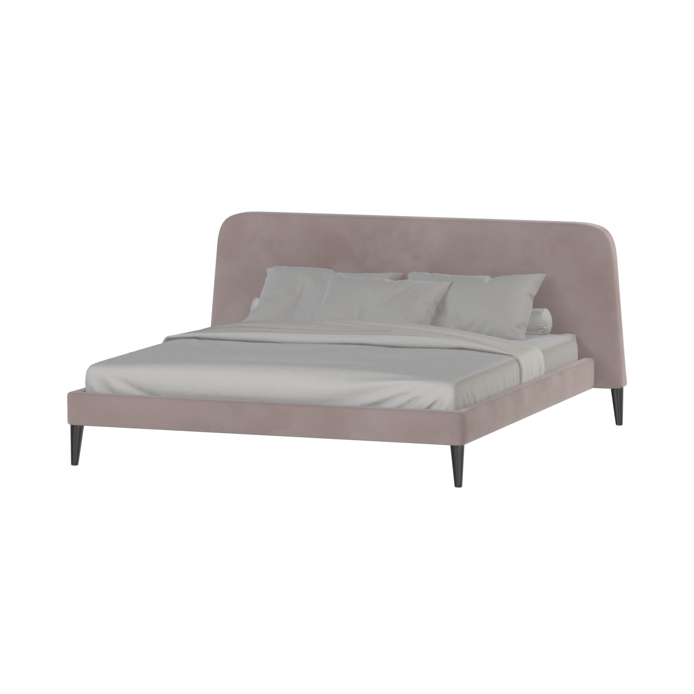 Selma Double Bed with Deep Vertical Tufting