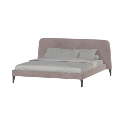 Selma Double Bed with Deep Vertical Tufting