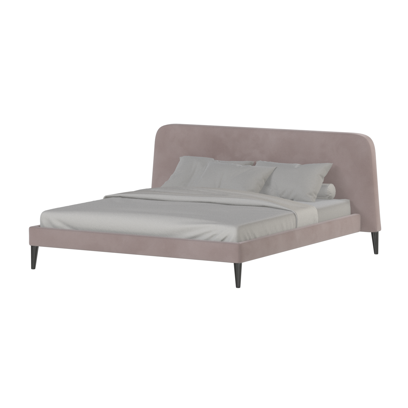 Selma Double Bed with Deep Vertical Tufting