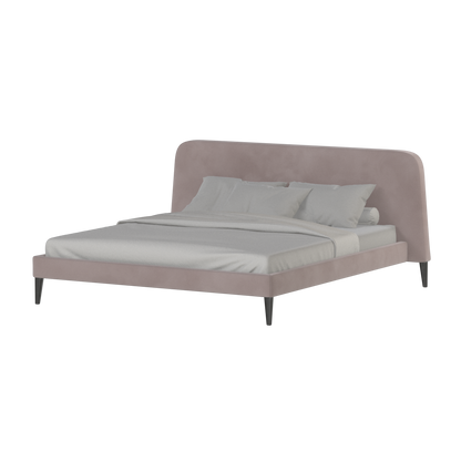 Selma Double Bed with Deep Vertical Tufting