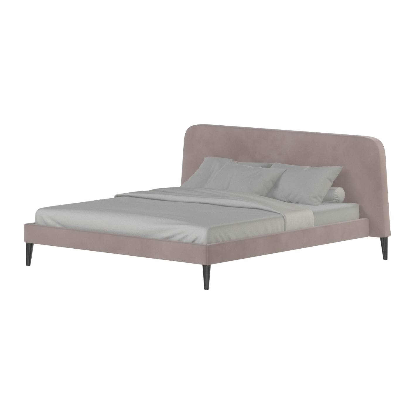 Selma Double Bed with Deep Vertical Tufting