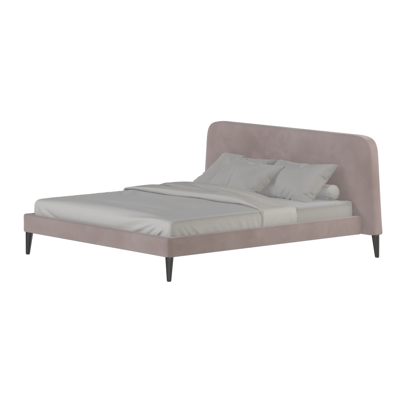 Selma Double Bed with Deep Vertical Tufting
