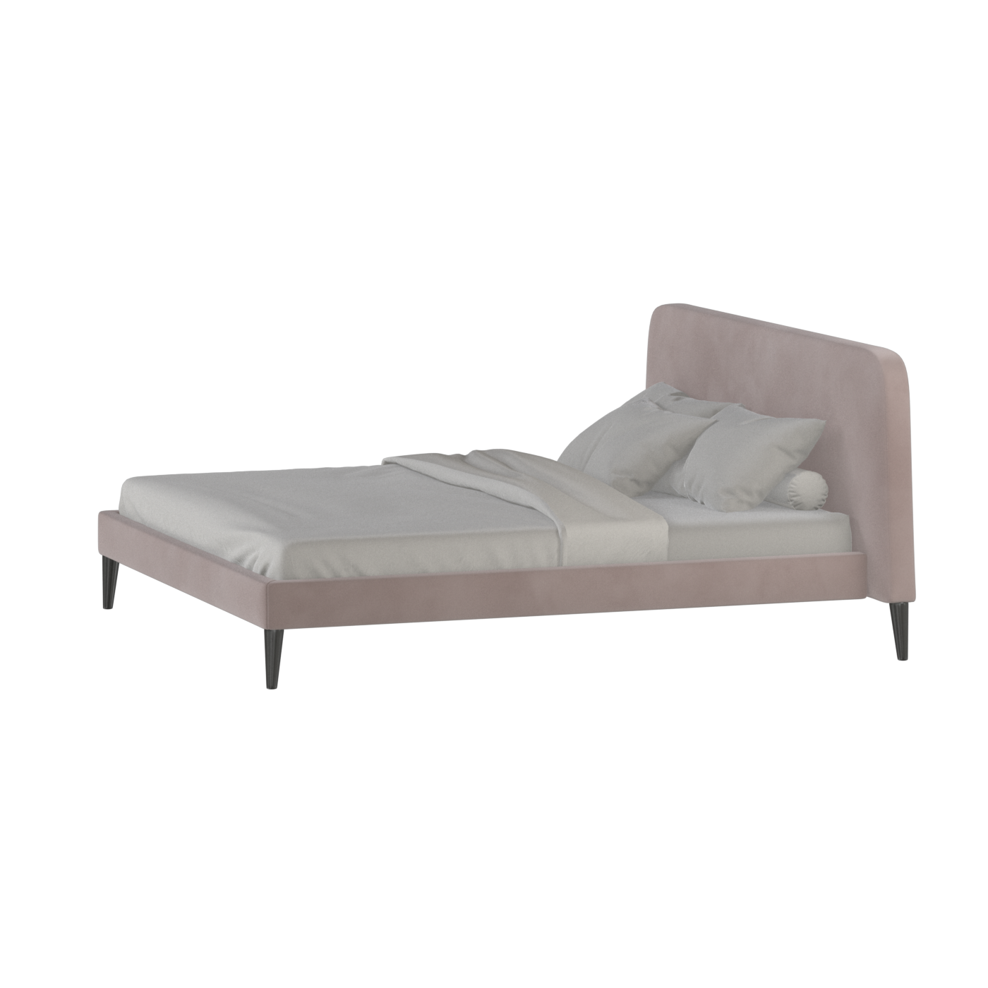 Selma Double Bed with Deep Vertical Tufting