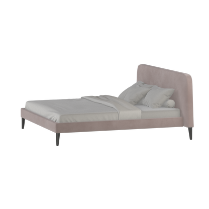 Selma Double Bed with Deep Vertical Tufting
