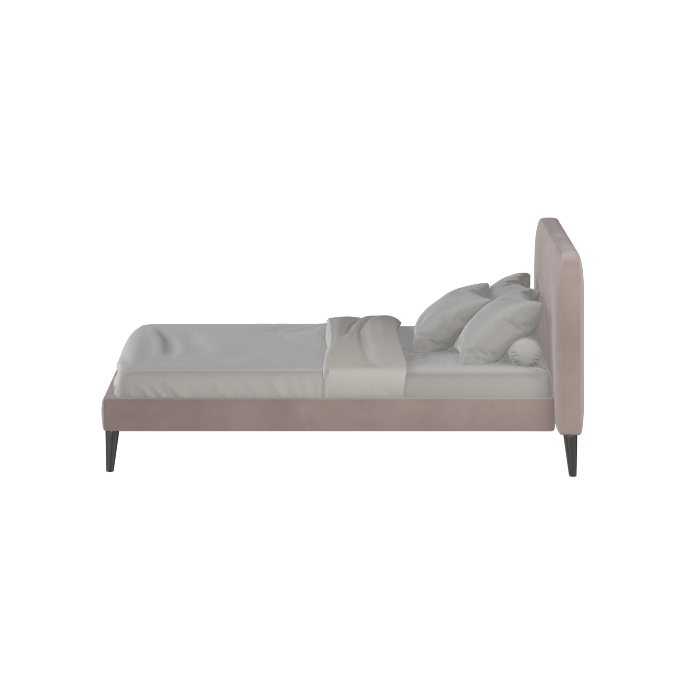 Selma Double Bed with Deep Vertical Tufting