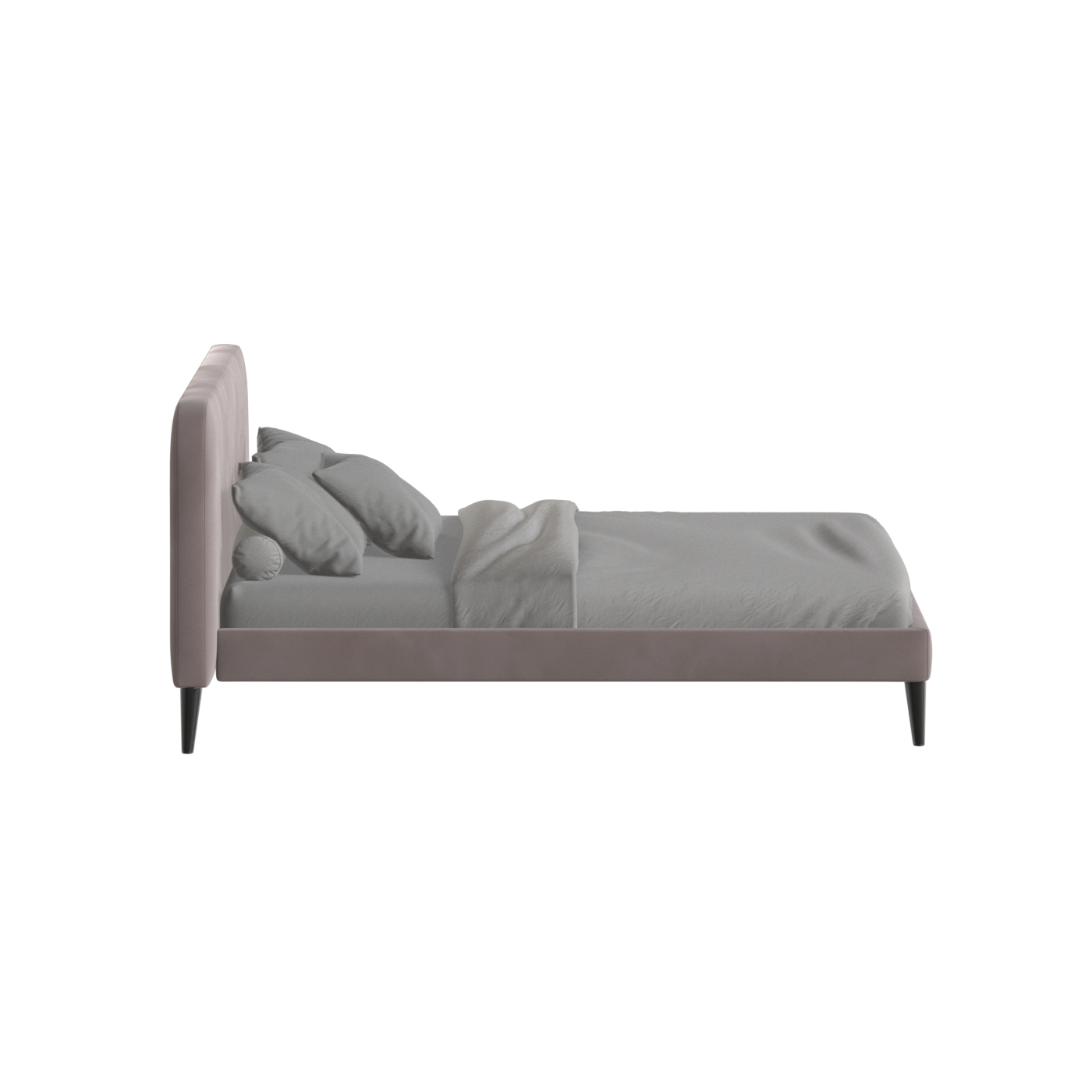 Selma Double Bed with Deep Vertical Tufting