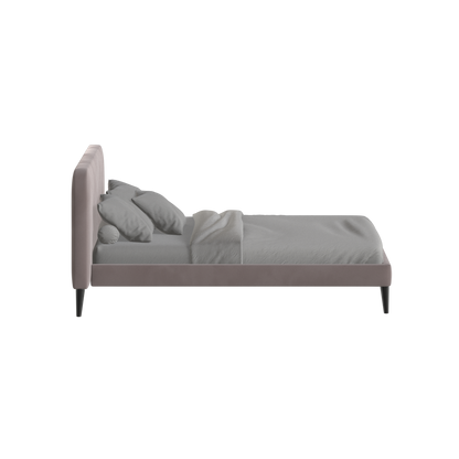 Selma Double Bed with Deep Vertical Tufting