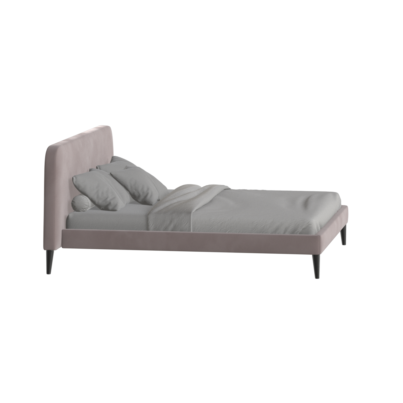 Selma Double Bed with Deep Vertical Tufting