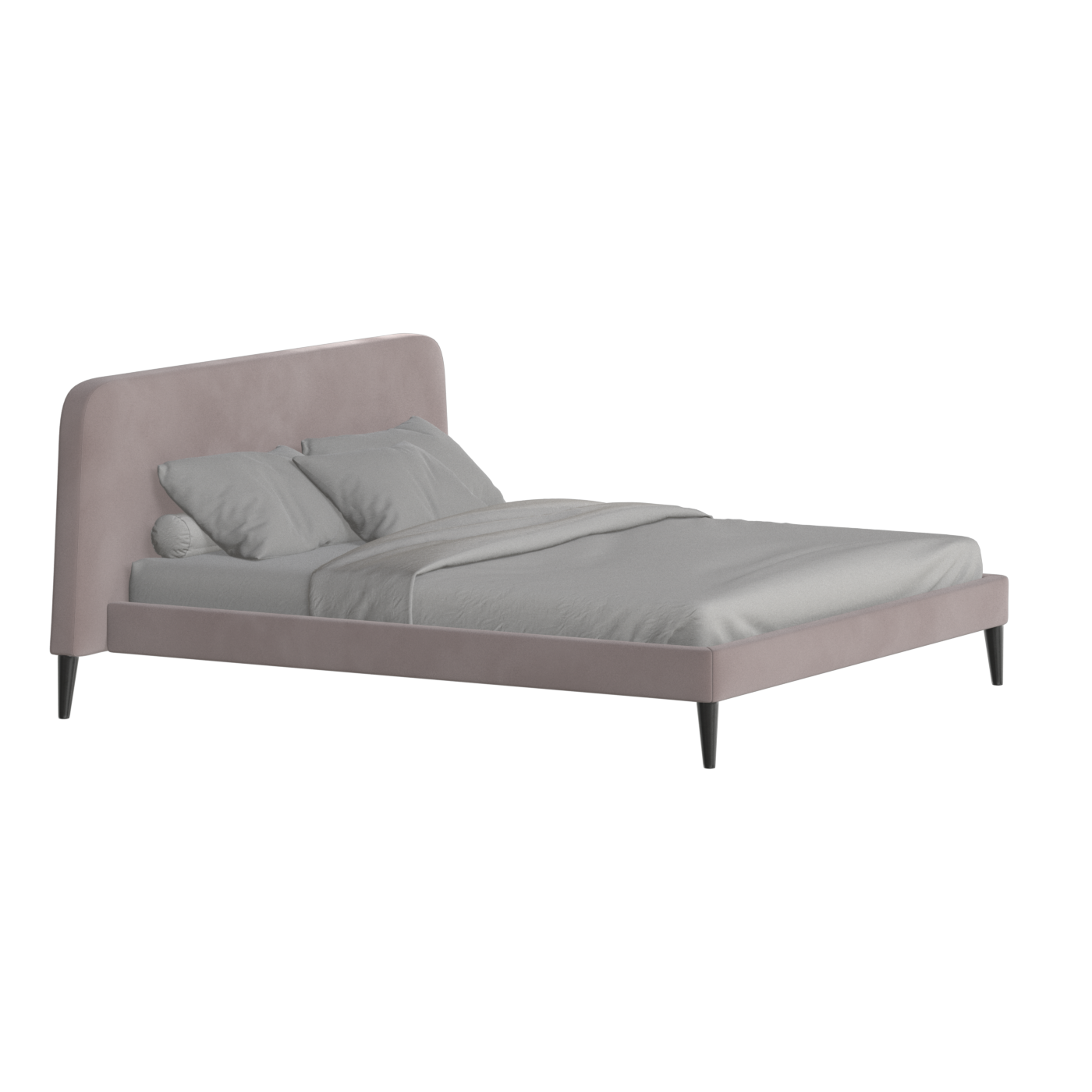 Selma Double Bed with Deep Vertical Tufting