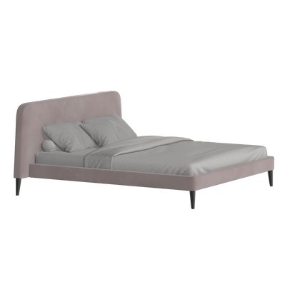 Selma Double Bed with Deep Vertical Tufting