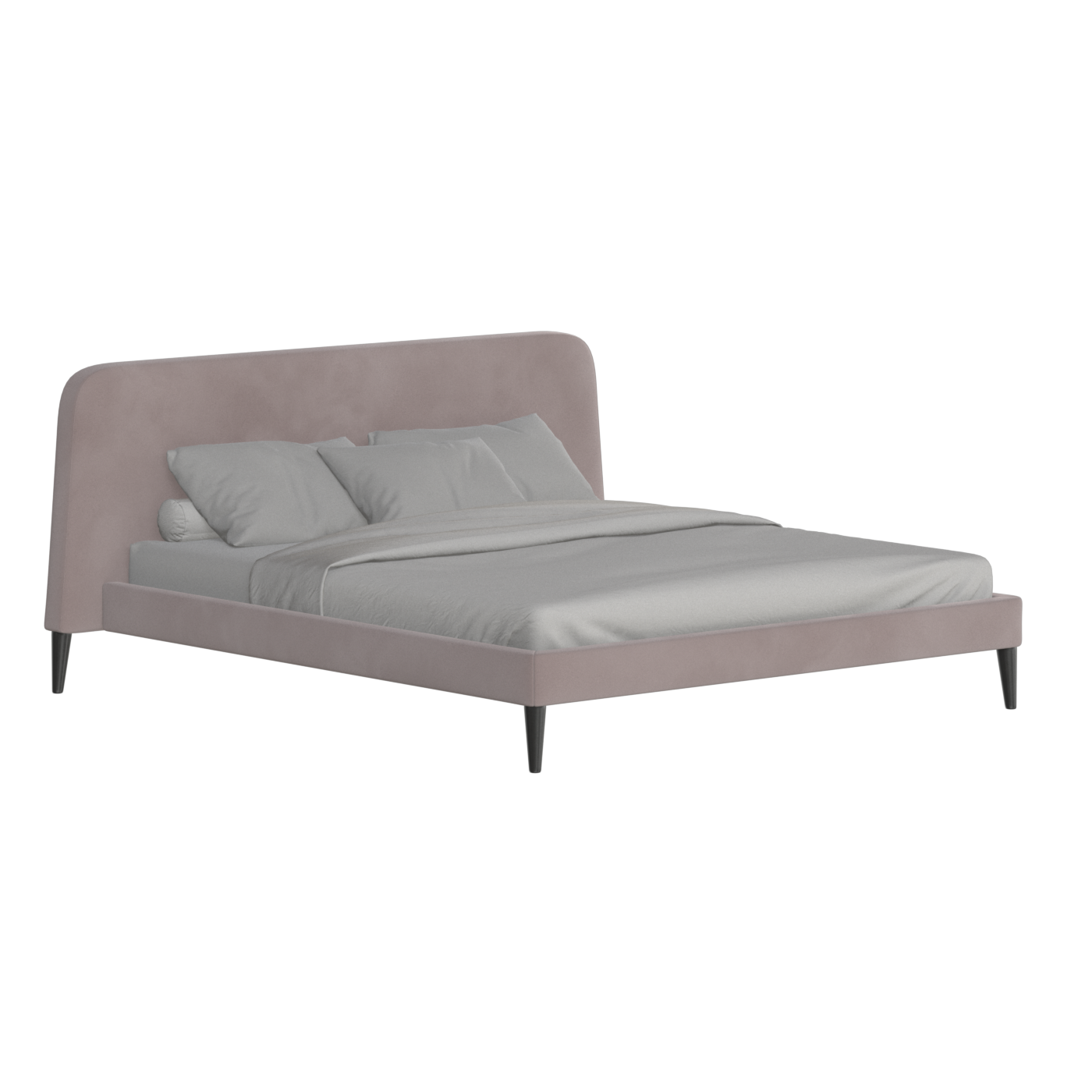 Selma Double Bed with Deep Vertical Tufting