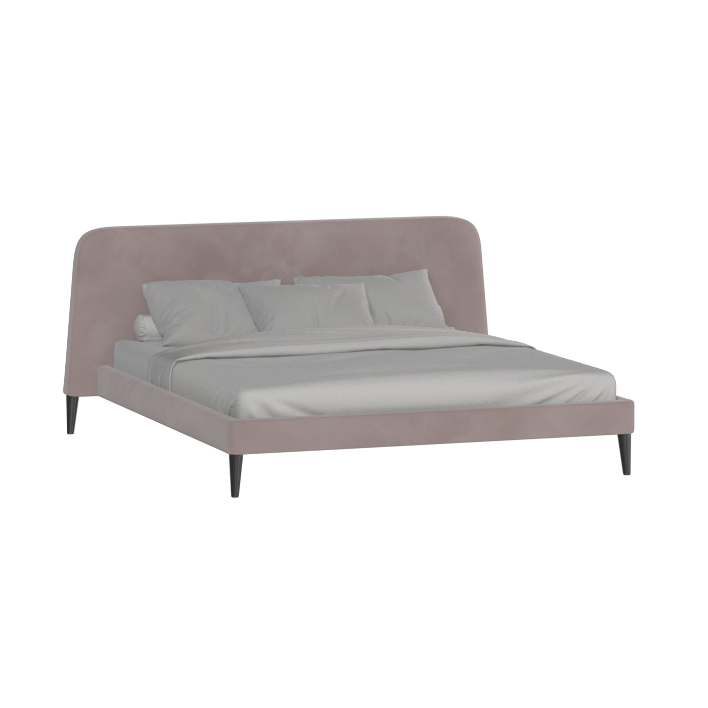 Selma Double Bed with Deep Vertical Tufting