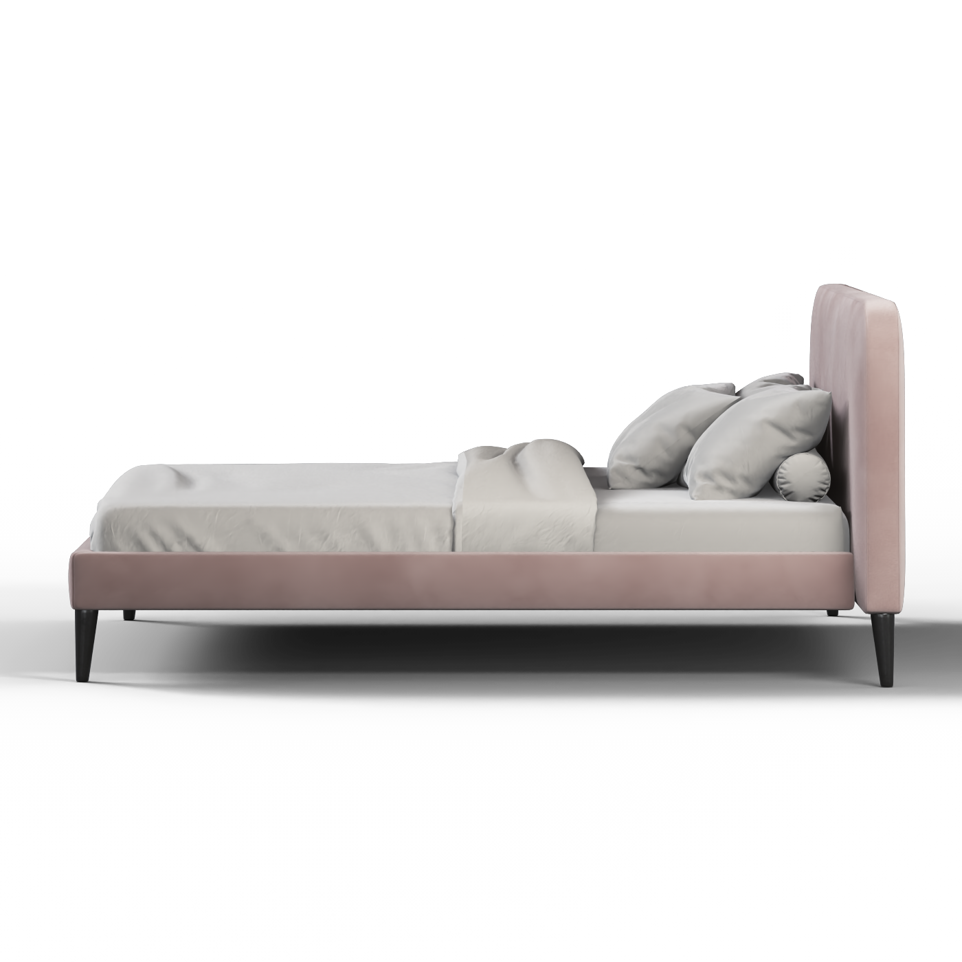 Selma Double Bed with Deep Vertical Tufting