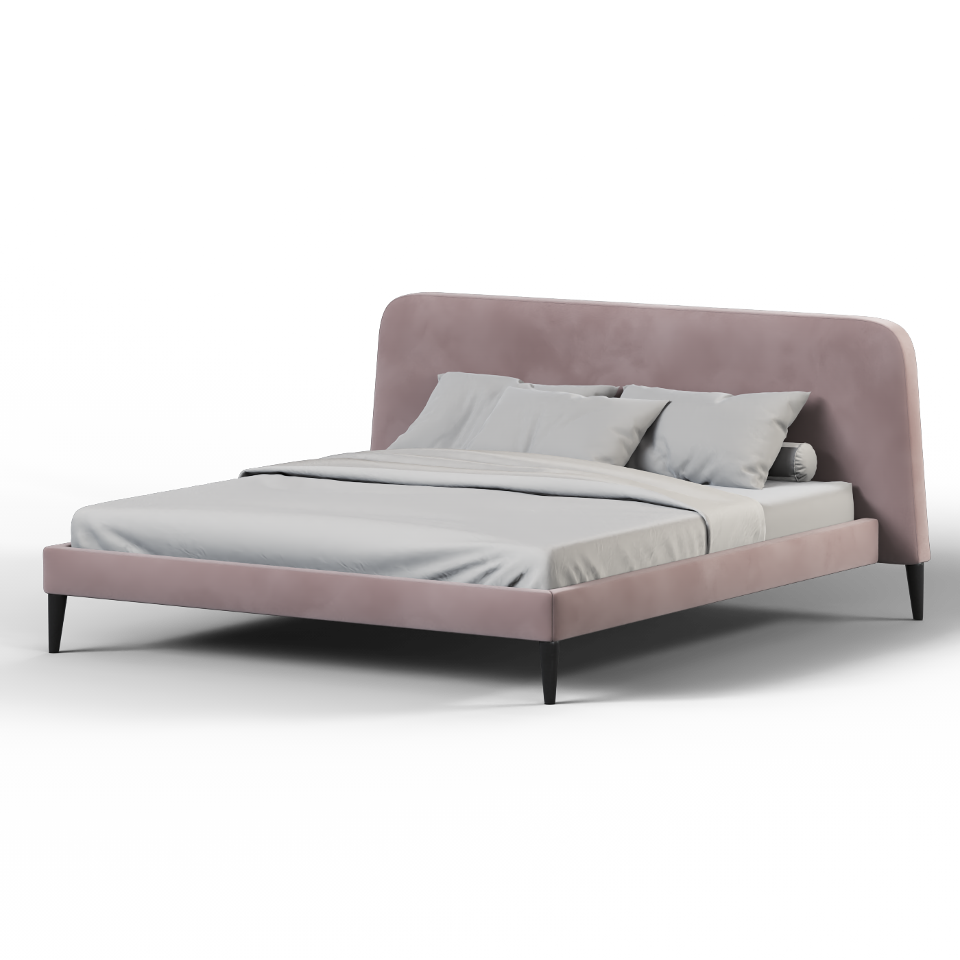 Selma Double Bed with Deep Vertical Tufting