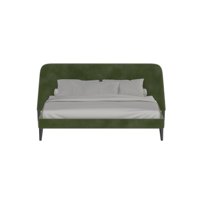 Lit double Selma avec capitonnage vertical profond