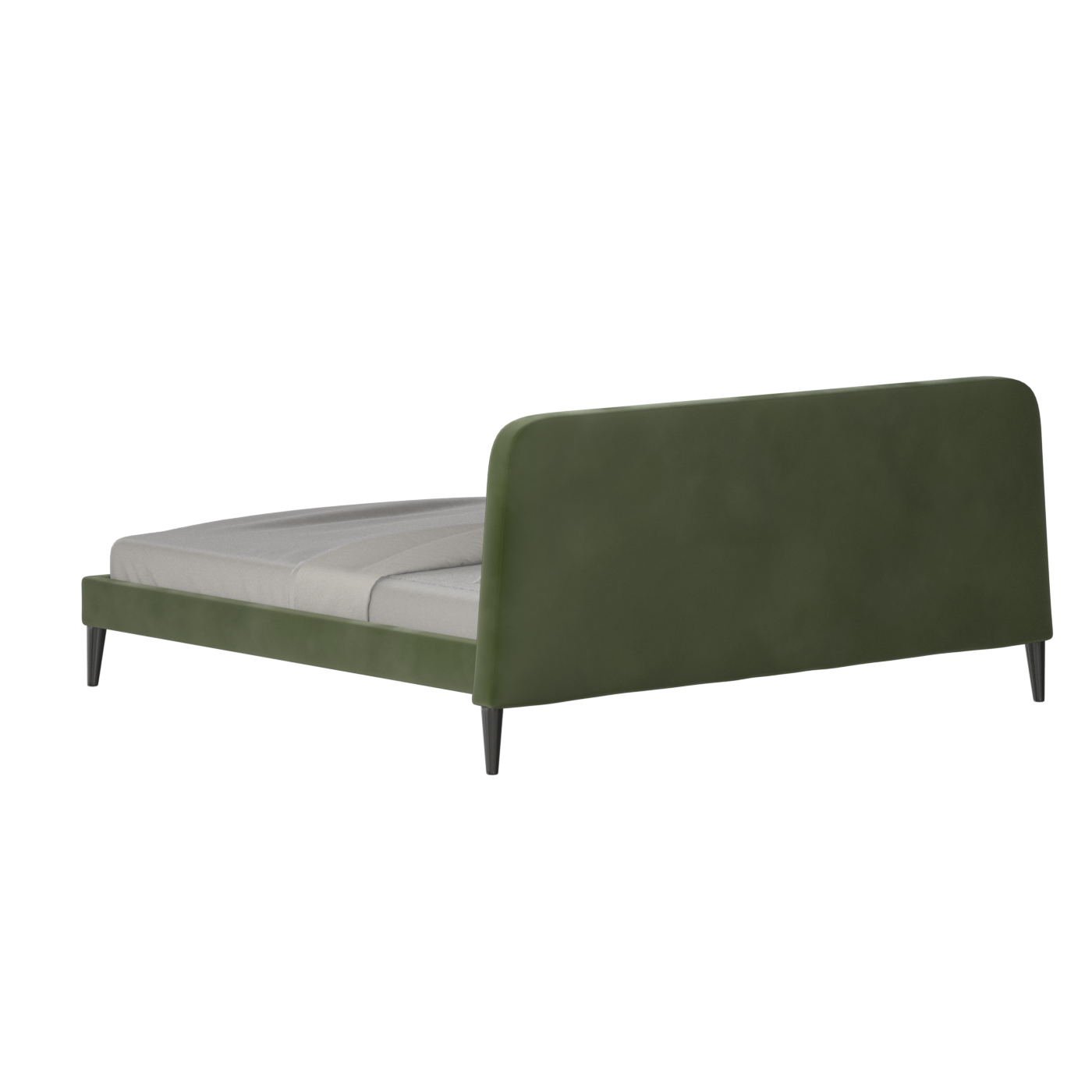 Lit double Selma avec capitonnage vertical profond