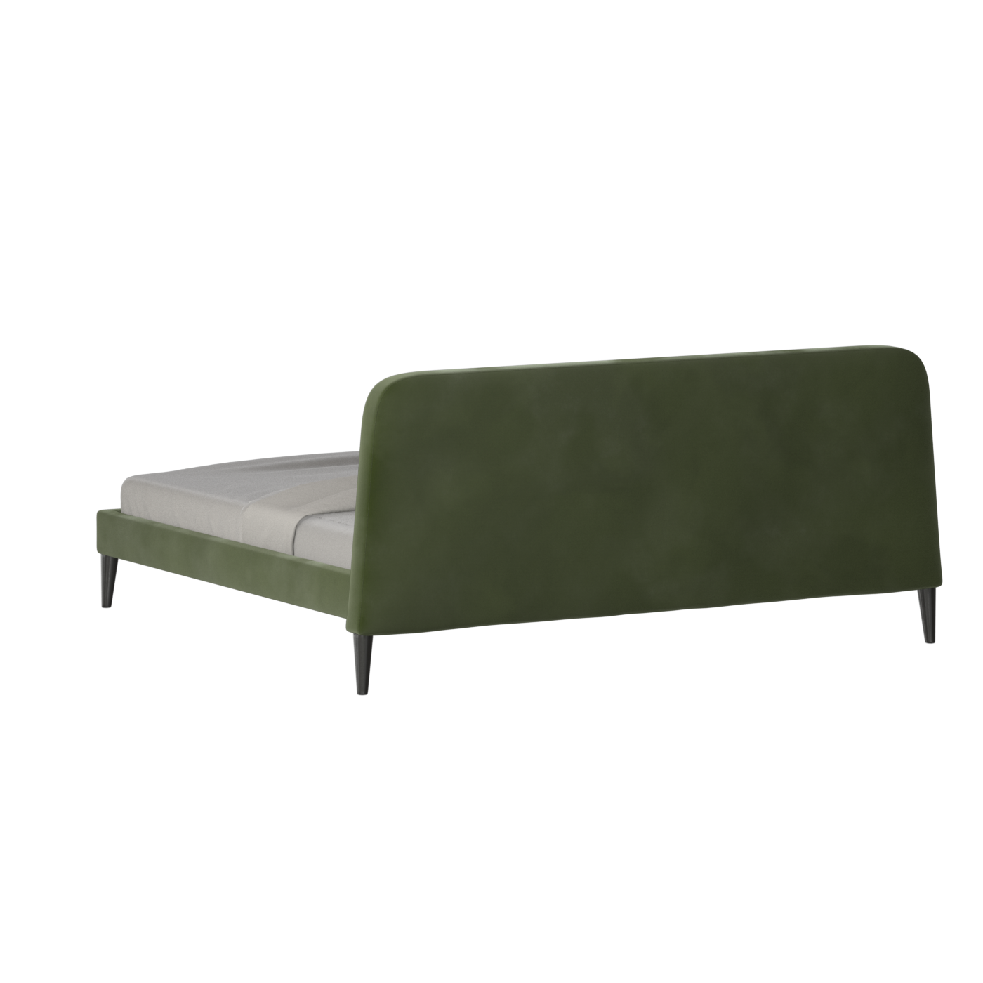 Lit double Selma avec capitonnage vertical profond