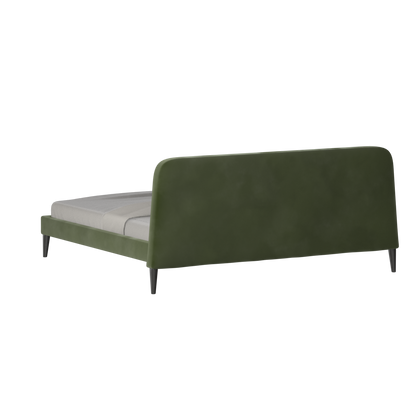 Lit double Selma avec capitonnage vertical profond