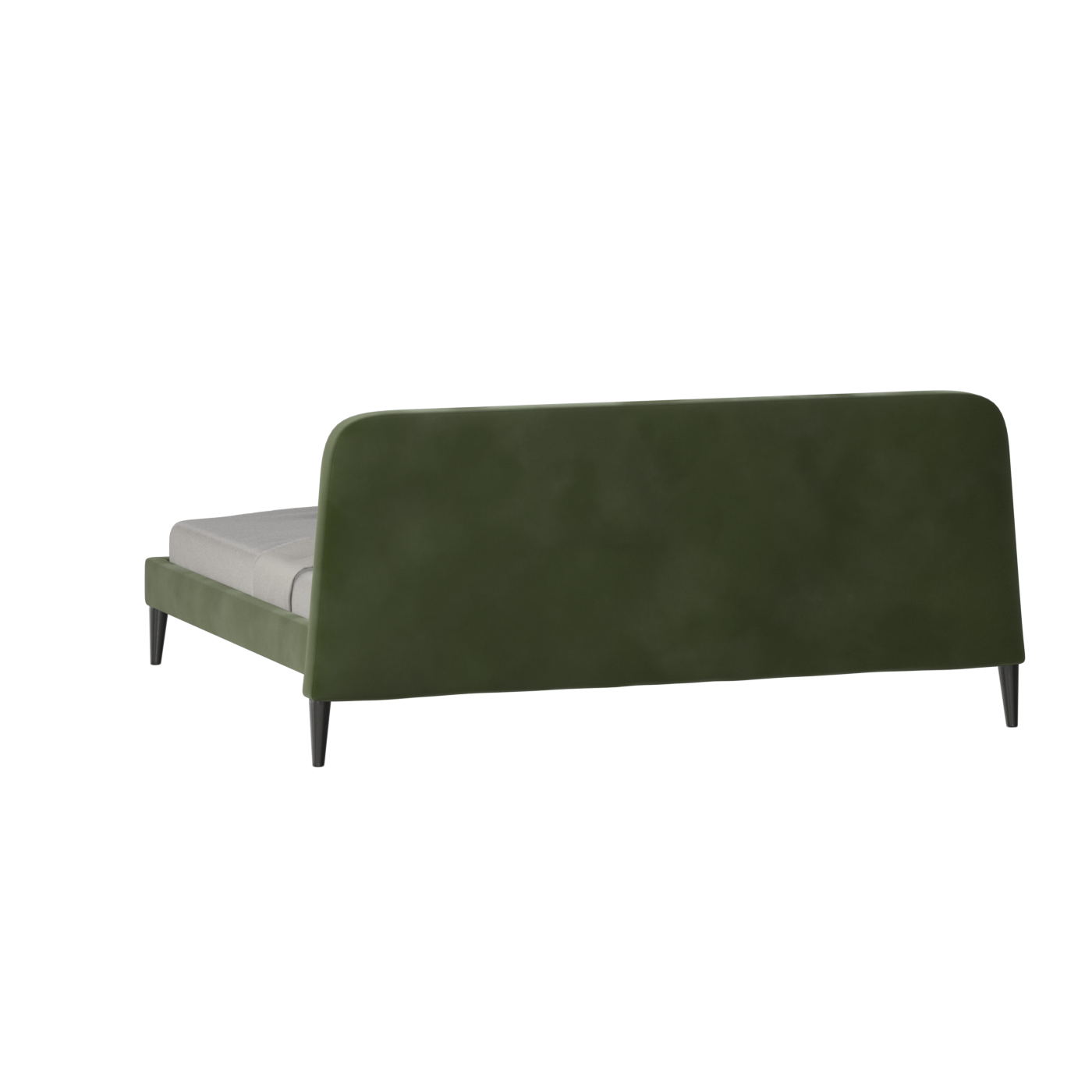 Lit double Selma avec capitonnage vertical profond