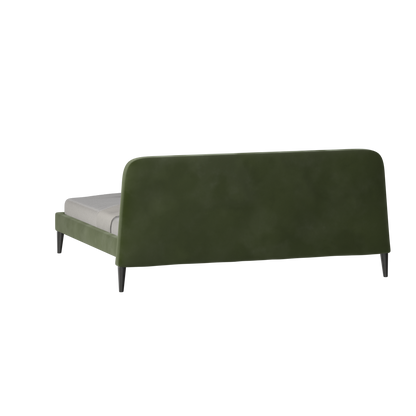 Lit double Selma avec capitonnage vertical profond