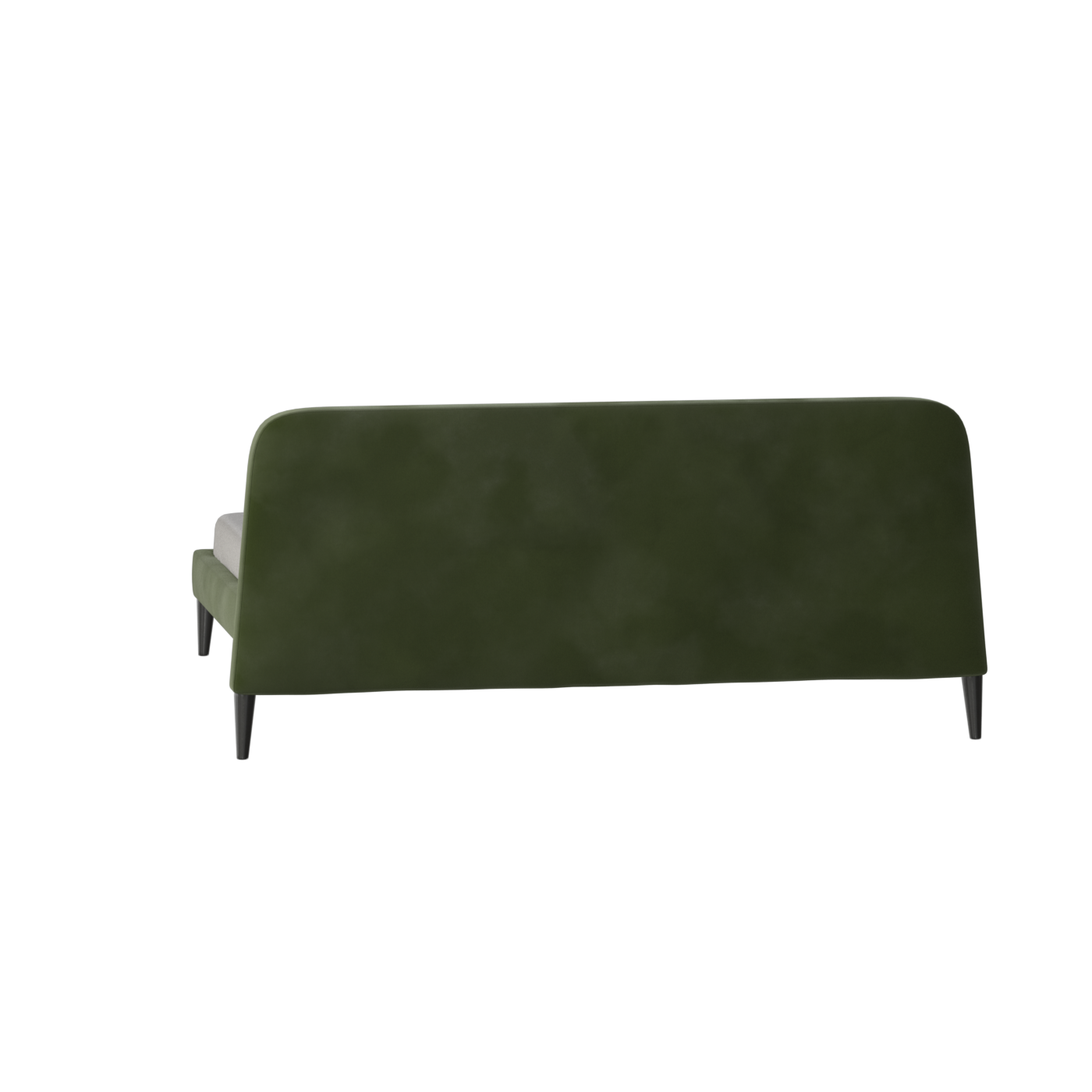 Lit double Selma avec capitonnage vertical profond