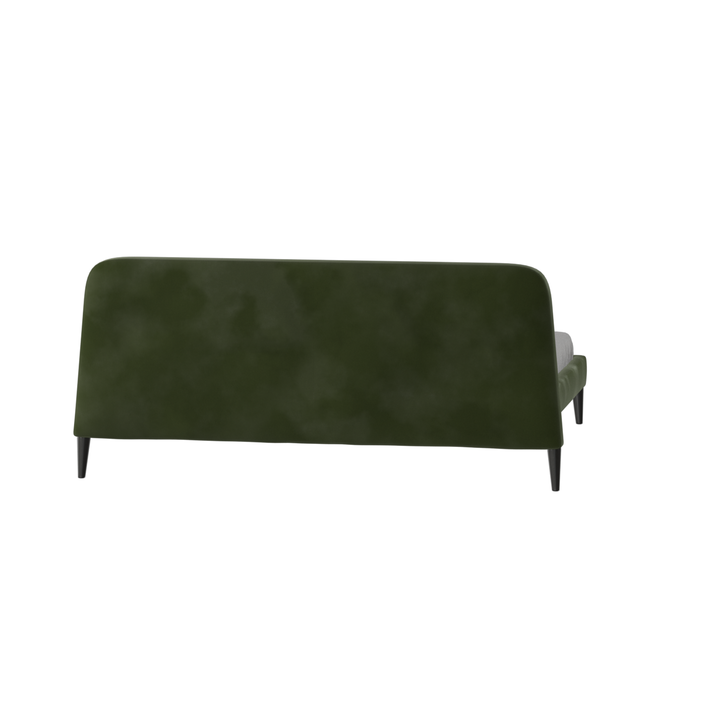 Lit double Selma avec capitonnage vertical profond