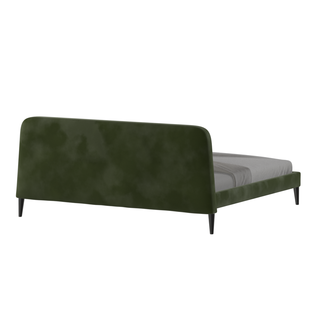 Lit double Selma avec capitonnage vertical profond
