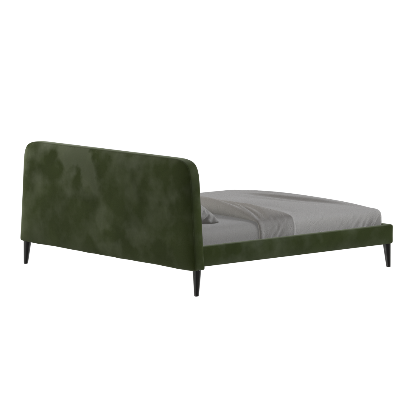 Lit double Selma avec capitonnage vertical profond