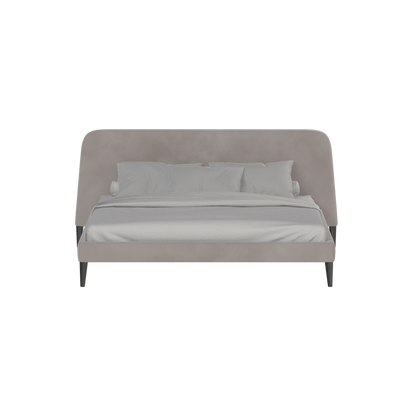 Lit double Selma avec capitonnage vertical profond