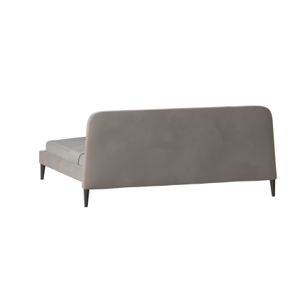 Lit double Selma avec capitonnage vertical profond