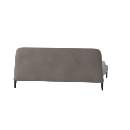 Lit double Selma avec capitonnage vertical profond