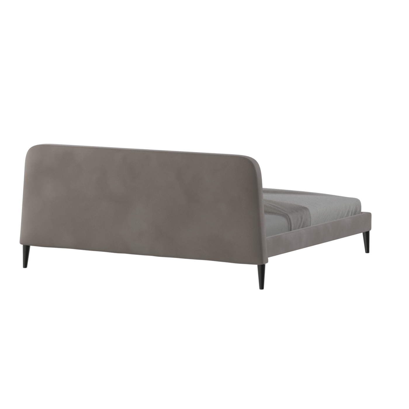 Lit double Selma avec capitonnage vertical profond