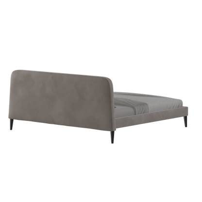 Lit double Selma avec capitonnage vertical profond