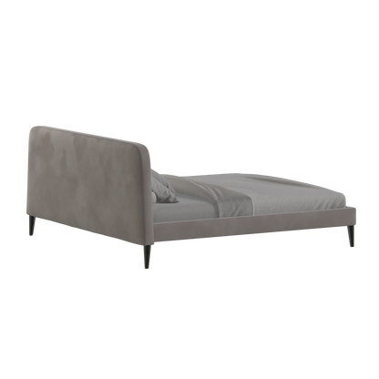 Lit double Selma avec capitonnage vertical profond