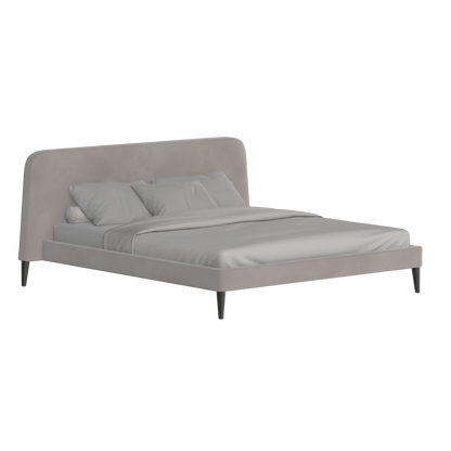 Lit double Selma avec capitonnage vertical profond