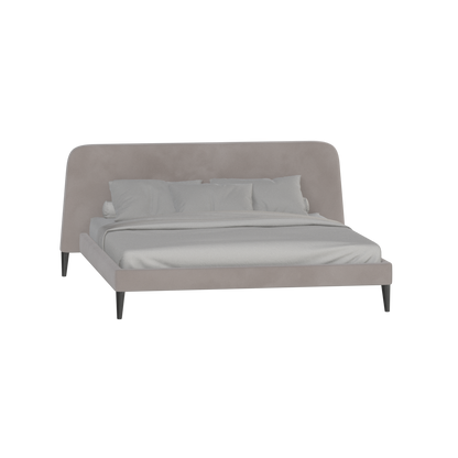 Lit double Selma avec capitonnage vertical profond