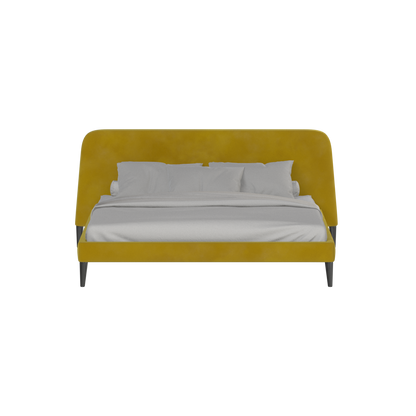 Lit double Selma avec capitonnage vertical profond
