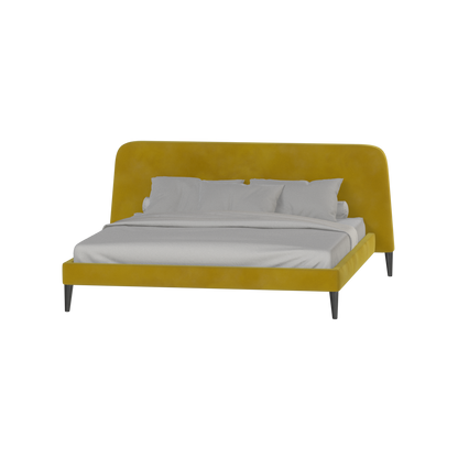 Lit double Selma avec capitonnage vertical profond