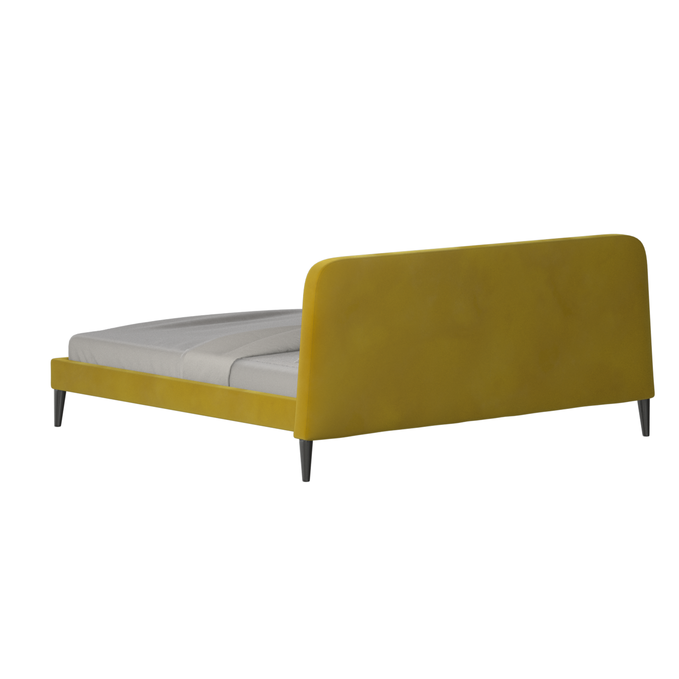Lit double Selma avec capitonnage vertical profond
