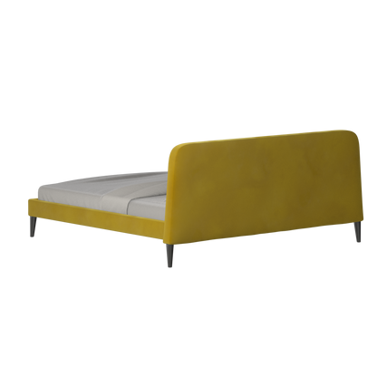 Lit double Selma avec capitonnage vertical profond