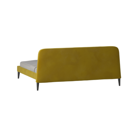 Lit double Selma avec capitonnage vertical profond