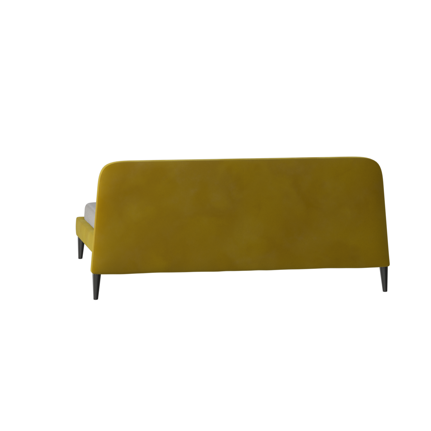 Lit double Selma avec capitonnage vertical profond