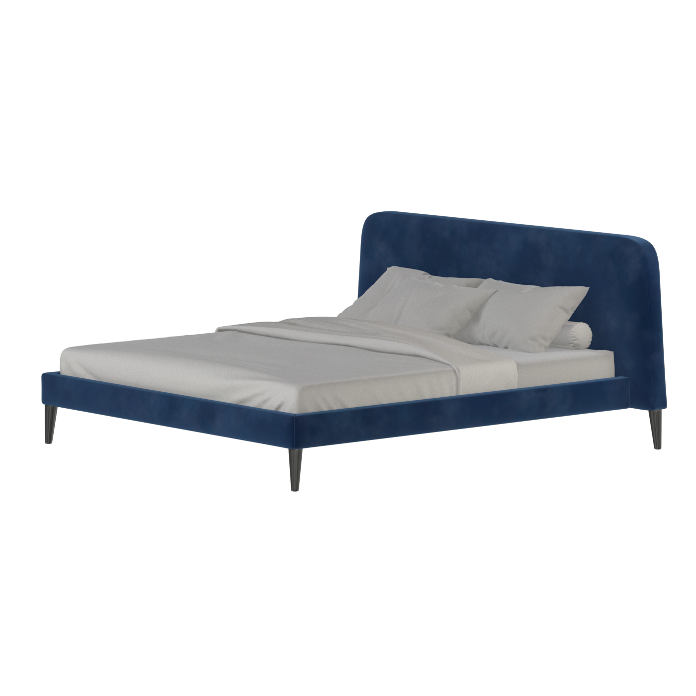 Selma Double Bed with Deep Vertical Tufting